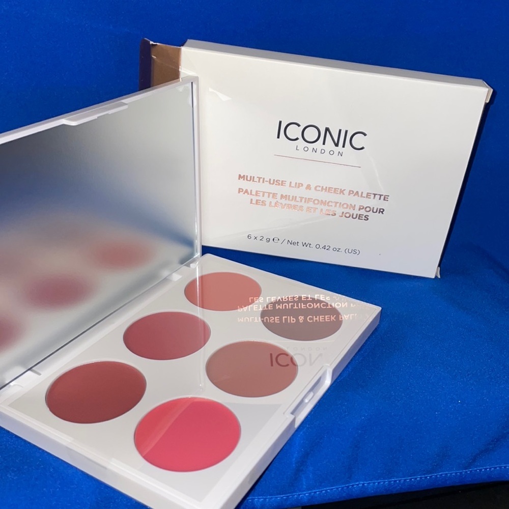NEW!! ICONIC LONDON MULTI-USE LIP AND CHEEK PALETTE - Picture 2 of 6